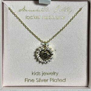 Mini Locket necklace, oval Locket necklace, gifts birthday gift,‎ dainty locket